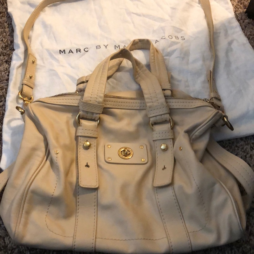 Marc by Marc jacobs satchel in beige